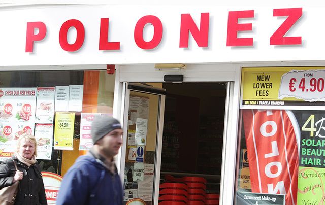 A Polish grocery store on Mary Street, Dublin. 