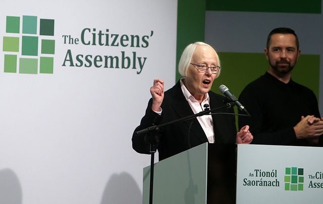 Citizens Assembly Chairperson Justice Mary Laffoy.