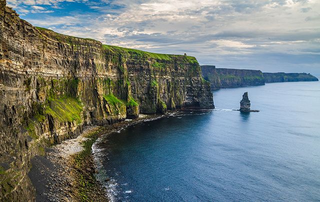 The stunning Cliffs of Moher, in County Clare. 