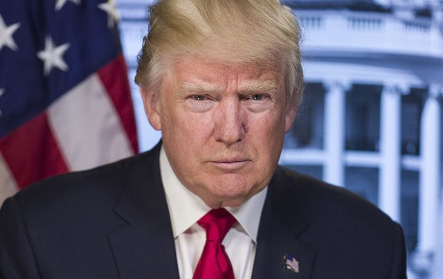 President Donald Trump\'s official White House portrait. 