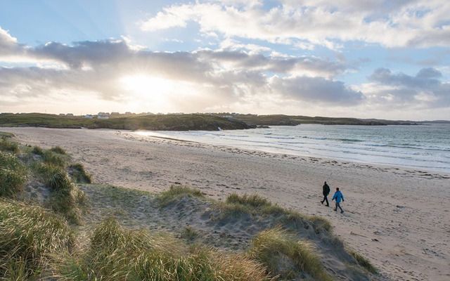 Carrickfin beach in Co. Donegal, home to the world\'s second most scenic airport landing. 