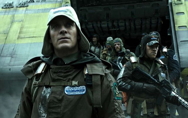 Michael Fassbender in Alien: Covenant.