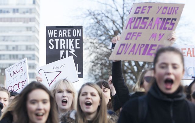 Repeal the 8th Amendment march in Dublin, 2017.