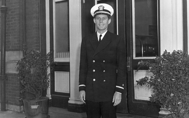 Ensign John F. Kennedy, USN, in South Carolina.