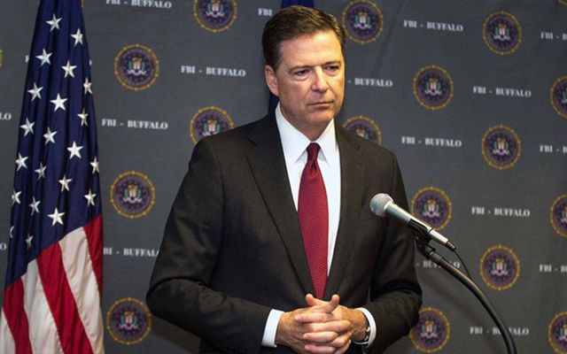 Fired FBI Director James Comey 