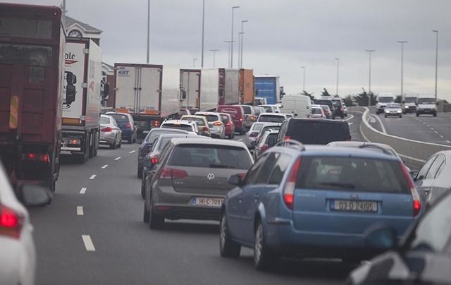 The M50 motorway in Dublin.