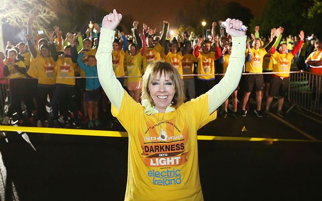 Senator Joan Freeman at a previous Darkness into Light event.