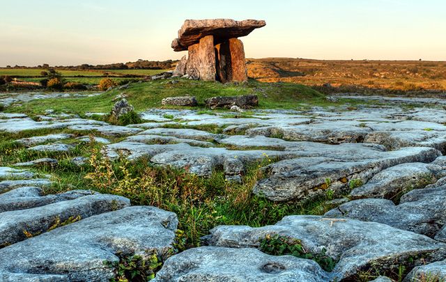 The Burren\'s karst landscape in County Clare. 