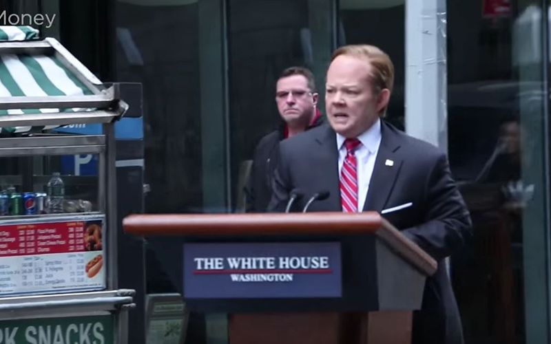 Melissa McCarthy takes Sean Spicer for a spin through the streets of New York