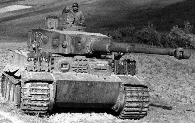 A World War II Tiger tank.