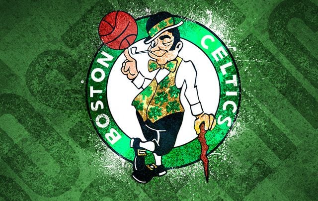 The famed Boston Celtic\'s logo.