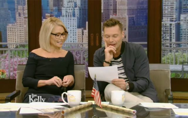 Kelly Ripa and Ryan Seacrest. 