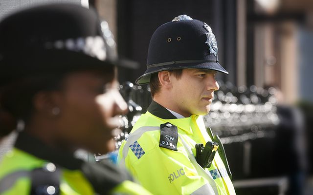 English police force. 