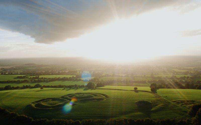 Irish countryside and a collections of myths and legends