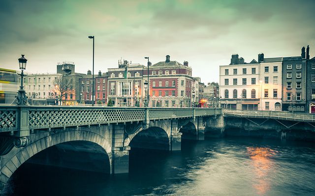 Dublin city center.