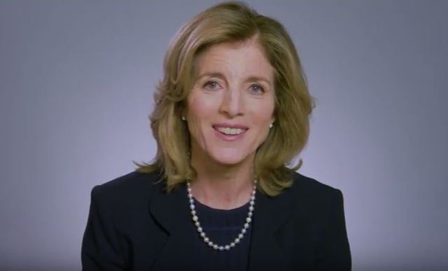 Caroline Kennedy.