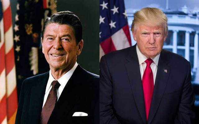 Ronald Reagan, Donald Trump.