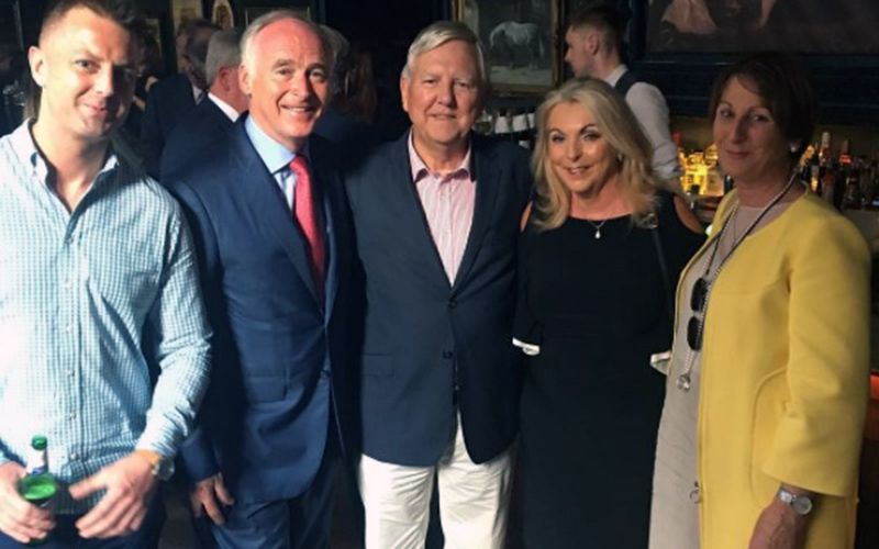 Irish leader and Liam Neeson pay tribute to Irish hotelier in New York on 25th anniversary