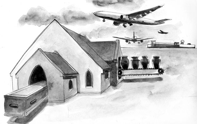 Ireland\'s first crematorium and Shannon airport.