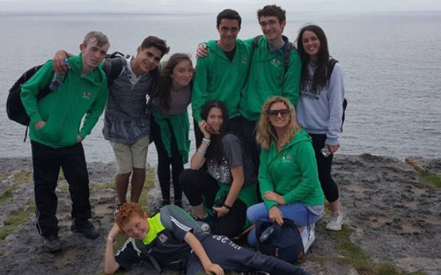 A group enjoying the Celtic Irish American Academy