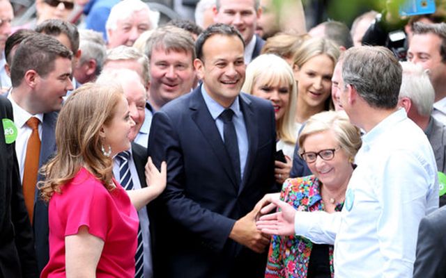 A victorious Leo Varadkar