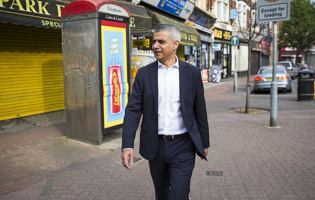 London Mayor Sadiq Khan. 