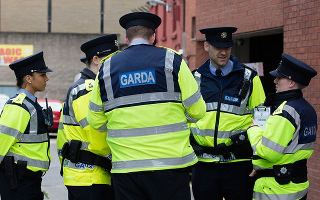 A group of Gardaí.