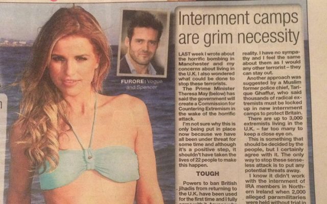 Vogue Williams\' column. 