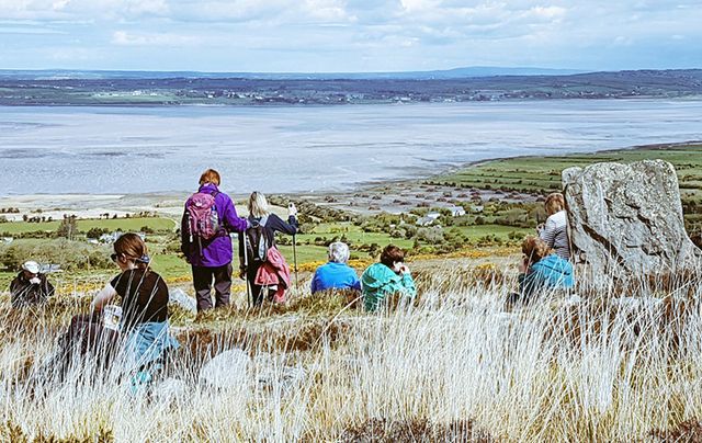 Taking in the beauty of The Kingdom on the Kerry Camino.