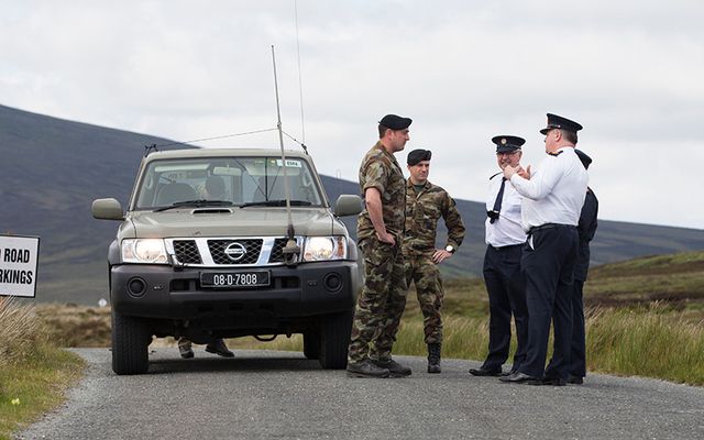 Gardaí search for further remains in the Wicklow Mountains. 