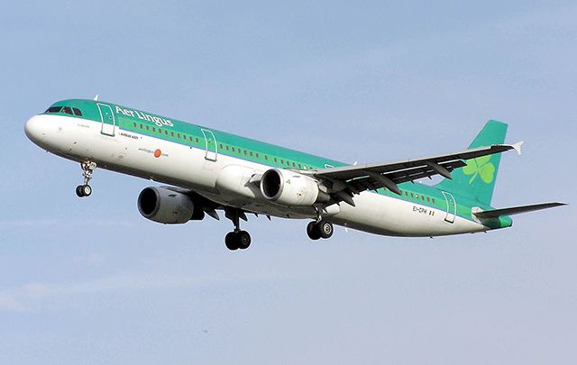 Aer Lingus plane taking off.