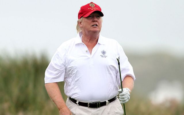 Trump on his course in Doonbeg Co. Clare. 