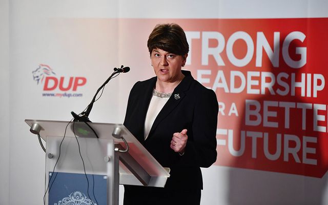 Arlene Foster of the DUP. 