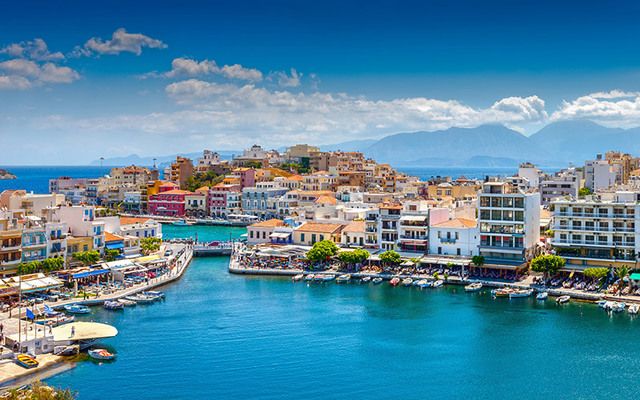 The Greek island of Crete. 