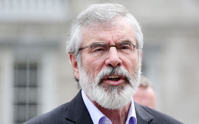 Sinn Féin President Gerry Adams. 