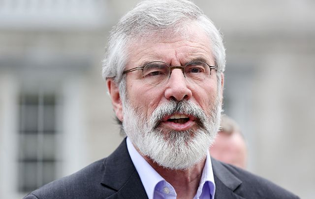 Sinn Fein President Gerry Adams.