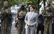 Justin Trudeau moved by Great Hunger and newly found Irish roots