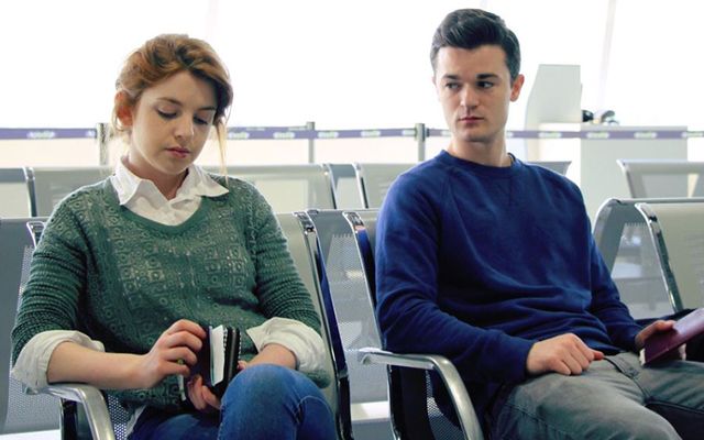 A shot of the main characters in "Twice Shy."