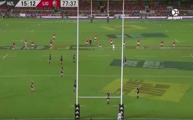 YouTube screenshot of All Blacks v British & Irish Lions Third Test