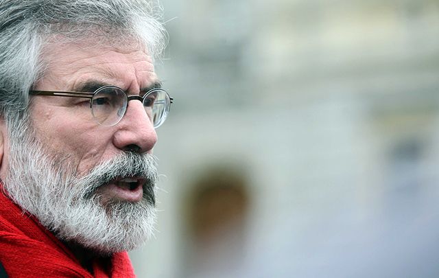 Sinn Fein President Gerry Adams.