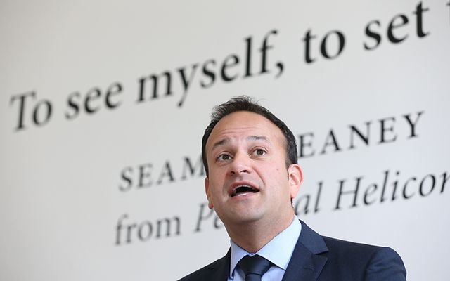 Irish Taoiseach Leo Varadkar. 