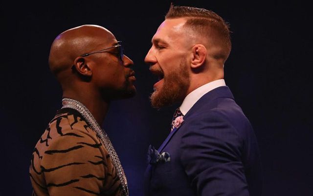 Floyd Mayweather and Conor McGregor square off at London.