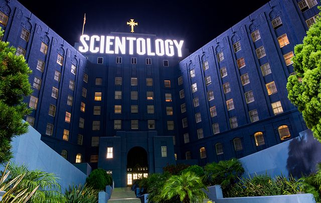 Headquarters of the Church of Scientology International in California.