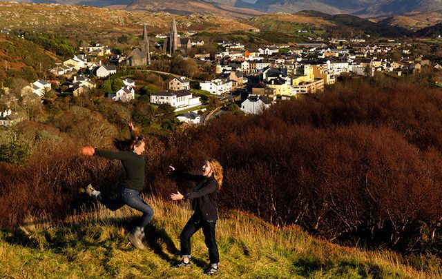 The beautiful town of Clifden, home to the Clifden Arts Fesival, is just one of Galway\'s creative and cultural hubs. 