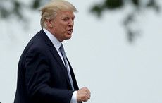 Donald Trump looking like Richard Nixon not Ronald Reagan