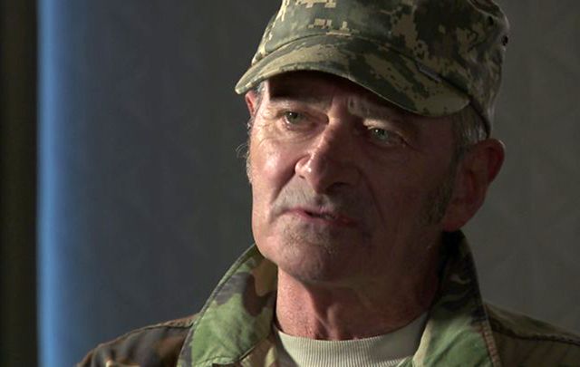 A screen shot from the Michael Hayes BBC interview.