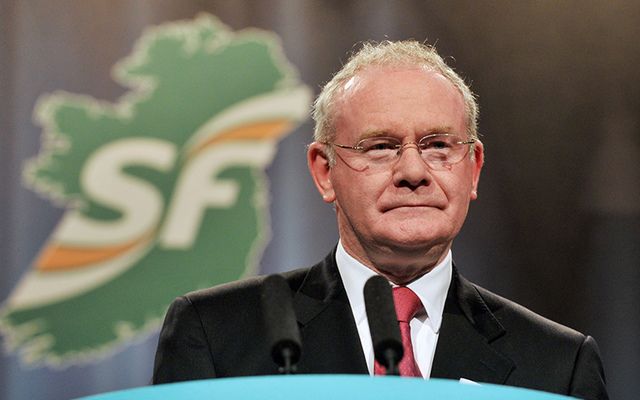 Former Northern Ireland Deputy First Minister Martin McGuinness. 