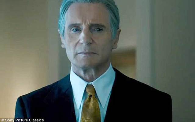 Liam Neeson as Watergate whistleblower Deep Throat in ‘The Silent Man.’