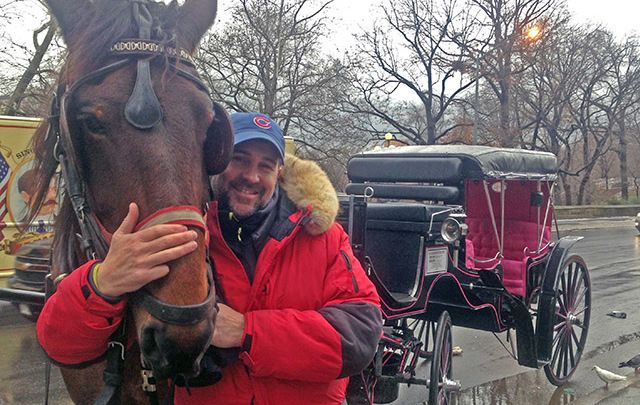 New York Central Park horse carriage driver Colm McKeever.