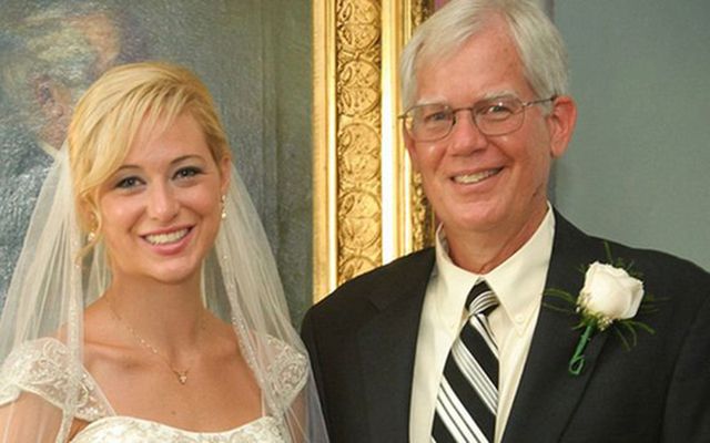 Molly Martens and her father Thomas.